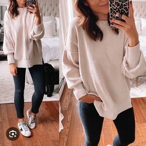 Abercrombie Knit Caramel Sweater L